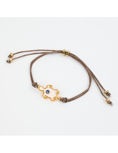 Pulsera de Hilo Nacar Turtle