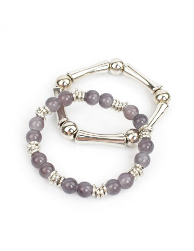 Set de Pulseras Metal Colors