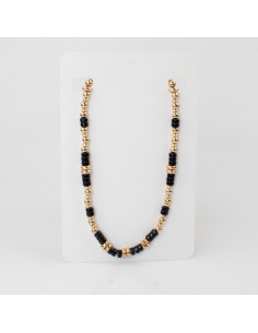 Collar Flexible Chocolate Beads