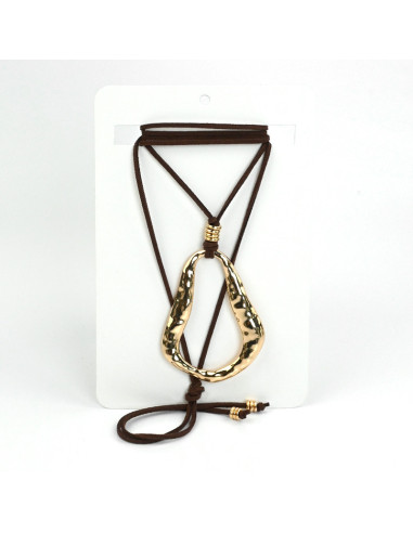 Collar de Gamuza Organic Gold