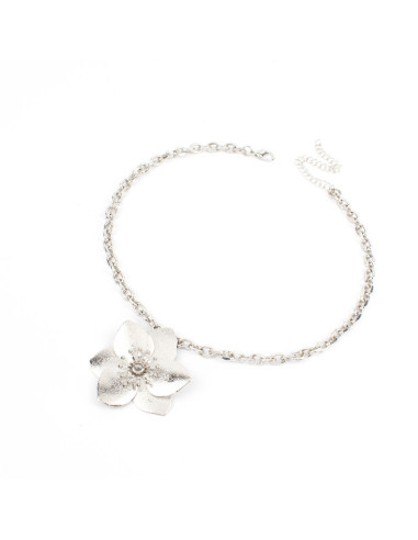 Collar Flower Silver