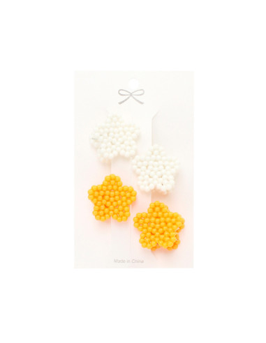 Broches Flowers Set x4 u