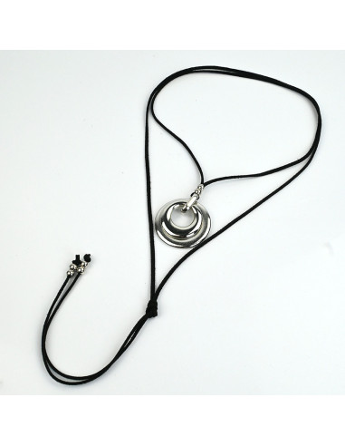 Collar de Gamuza Two Circles