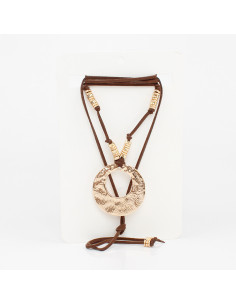 Collar Textured Circle | Venta mayorista – Infinita