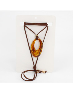 Collar Caramel Oval | Venta mayorista – Infinita