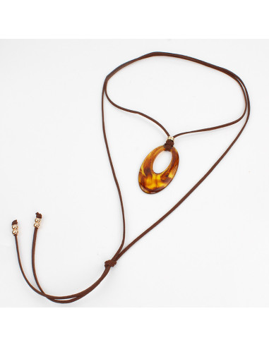Collar Caramel Oval | Venta mayorista – Infinita