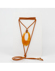 Collar Caramel Oval | Venta mayorista – Infinita