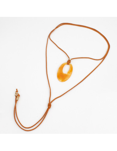 Collar Caramel Oval | Venta mayorista – Infinita