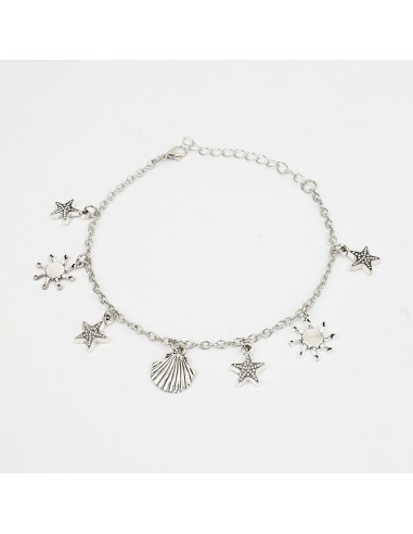 Tobillera Beach Silver | Venta mayorista – Infinita