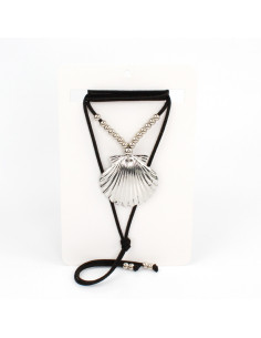 Collar Silver Big Shell | Venta mayorista – Infinita