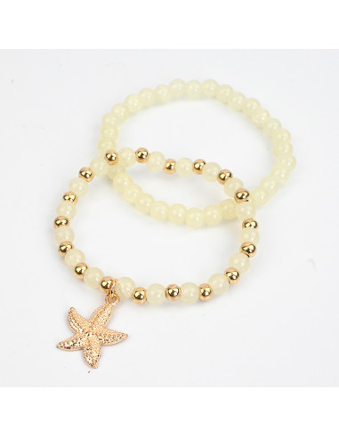 Set de Pulseras Gold Seastar | Venta mayorista – Infinita