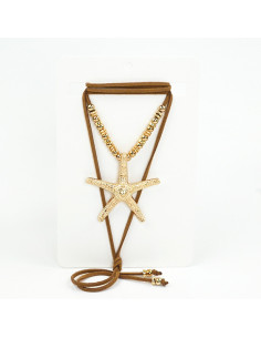 Collar Sea Gold Star | Venta mayorista – Infinita