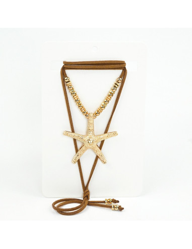 Collar Sea Gold Star | Venta mayorista – Infinita