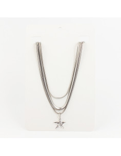 Collar de Cadena Summer Silver Star