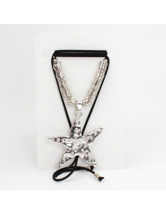 Collar Silver Huge Star | Venta mayorista – Infinita