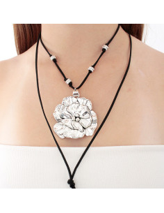 Collar Rose Silver | Venta mayorista – Infinita