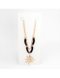 Collar de cadenas Marbled Tubes and Sun | Venta mayorista – Infinita