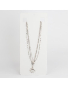 Collar de cadenas Star and Sun | Venta mayorista – Infinita