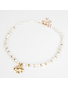 Collar flexible Gold Shell | Venta mayorista – Infinita