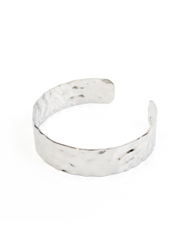 Brazalete Hammered Silver | Venta mayorista - Infinita