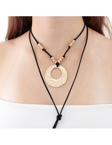 Collar Textured Circle | Venta mayorista – Infinita