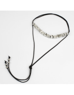 Collar Silver Organic Pieces | Venta mayorista – Infinita