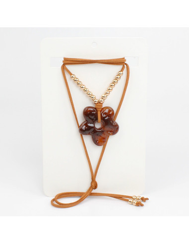 Collar Caramel Flower | Venta mayorista – Infinita
