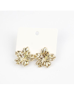 Aros Flower Gold | Venta mayorista – Infinita