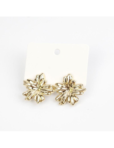 Aros Flower Gold | Venta mayorista – Infinita