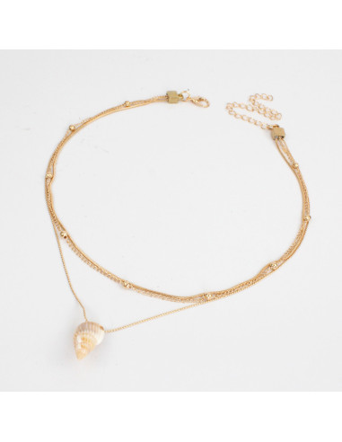 Collar Chains and Shell | Venta mayorista – Infinita