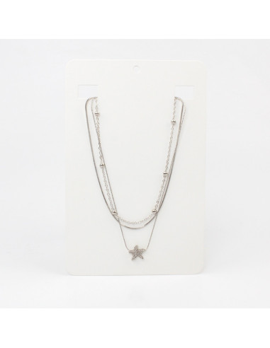 Collar Sea Star Silver | Venta mayorista – Infinita
