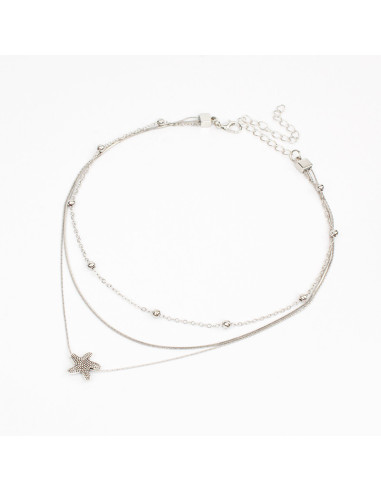 Collar Sea Star Silver | Venta mayorista – Infinita