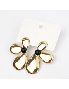 Aros Flower and Dot Gold | Venta mayorista – Infinita