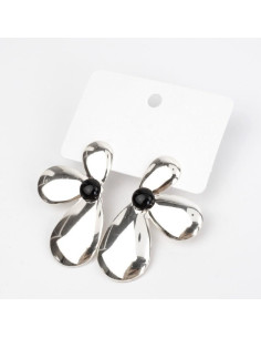 Aros Flower and Dot Silver | Venta mayorista – Infinita