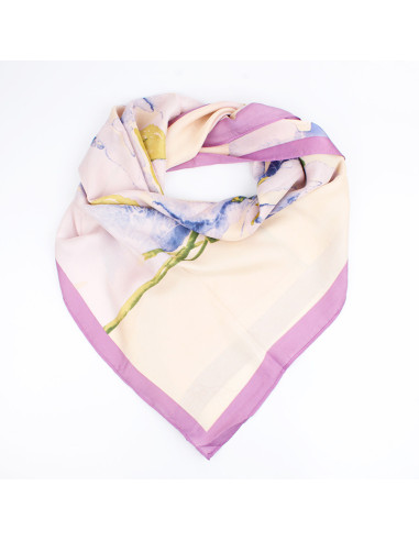 Pañuelo Flowers Lilac | Venta mayorista – Infinita