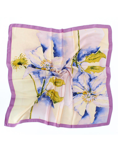 Pañuelo Flowers Lilac | Venta mayorista – Infinita