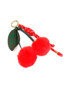 Llavero - Bagcharm Furry Cherry | Venta mayorista – Infinita