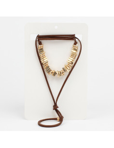 Collar Gold Organic Pieces | Venta mayorista – Infinita