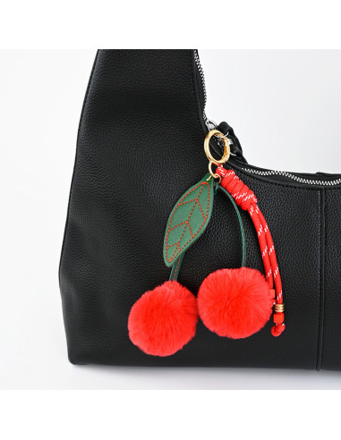 Llavero - Bagcharm Furry Cherry | Venta mayorista – Infinita