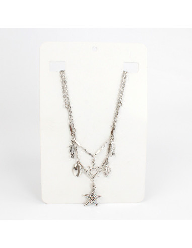 Collar Multicharms Double Summer | Venta mayorista – Infinita