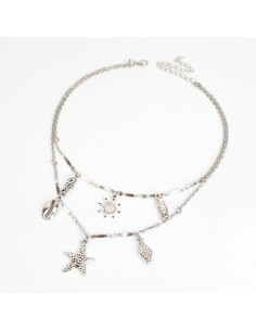 Collar Multicharms Double Summer | Venta mayorista – Infinita