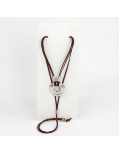 Collar corbatero Double Circles | Venta mayorista – Infinita