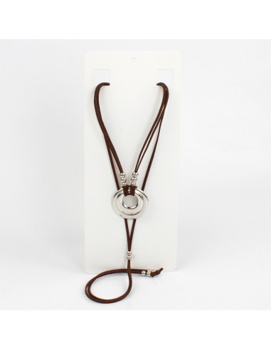 Collar corbatero Double Circles | Venta mayorista – Infinita