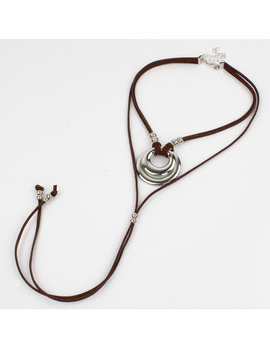 Collar corbatero Double Circles | Venta mayorista – Infinita