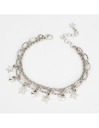 Pulsera Star and Hearts | Venta mayorista – Infinita