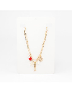 Collar Multicharms Golden and Colors | Venta mayorista – Infinita