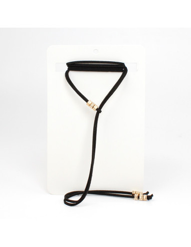 Collar Corbatero de Gamuza Tie