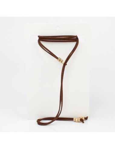 Collar Corbatero de Gamuza Tie