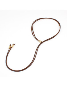 Collar Corbatero de Gamuza Tie