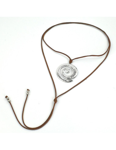 Collar Silver Spiral | Venta mayorista – Infinita